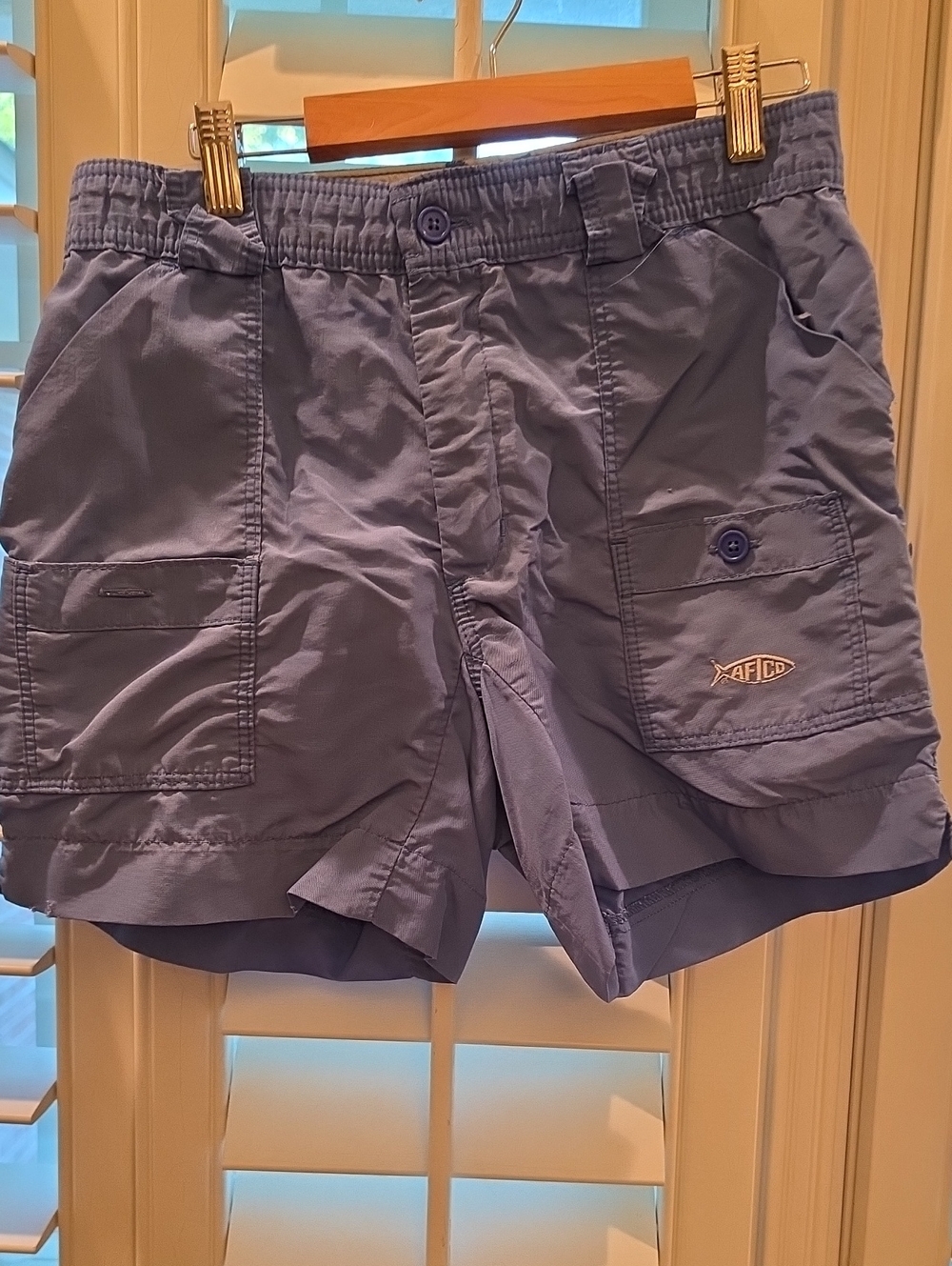 AFTCO Kids Slate Blue Cargo Shorts